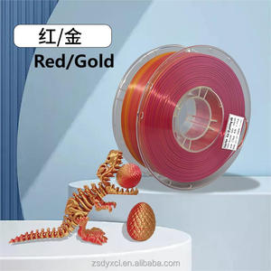 เส้นพลาสติกสำหรับเครื่องพิมพ์ 3 มิติ Diyin PLA / เส้นพลาสติกผสมไหม 3 สี เป็นมิตรกับสิ่งแวดล้อม ใช้ได้กับเครื่องพิมพ์แบบ FDM ความยาว 330 เมตร พิมพ์ได้เรียบเนียน ใช้งานได้หลากหลาย - Product Image 4