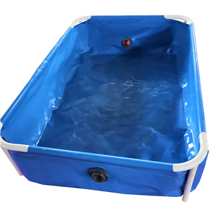 Mini réservoir <span class=keywords><strong>d</strong></span>'<span class=keywords><strong>eau</strong></span> <span class=keywords><strong>de</strong></span> <span class=keywords><strong>pluie</strong></span> écologique en PVC avec cadre métallique rectangulaire, aquarium, réservoir <span class=keywords><strong>de</strong></span> poissons, logo personnalisé - Product Image 3