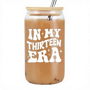 Verre à café transparent personnalisé VivaJoy – Cadeau de mariage souvenir pour la mariée et le couple, design moderne, incassable - Product Image 4