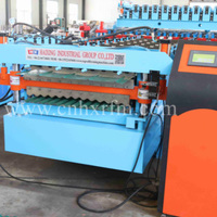 Fabricante de Máquinas Formadoras de Rollos de Láminas para Techos Corrugados de Doble Capa de 5V
