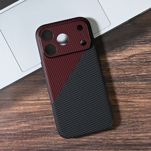Per Apple <span class=keywords><strong>iPhone</strong></span> <span class=keywords><strong>12</strong></span> 13 14 15 16 <span class=keywords><strong>Pro</strong></span> <span class=keywords><strong>Max</strong></span> 17 Air all'ingrosso in fibra di carbonio semplice custodia protettiva creativa per telefono - Product Image 3