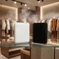 Diffuseur d'arômes intelligent à batterie, diffuseur d'huiles essentielles, commande par application, utilisation hôtelière, nouvelle arrivée aux États-Unis, vente en gros, logo personnalisé, livraison