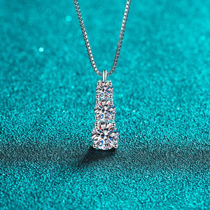 2025 nouveauté luxe Moissanite collier 925 argent Sterling Fine Moissanite colliers pour femmes - Product Image 3