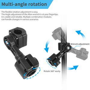 Support de poteau VINmounts à mode de perspective réglable pour transducteur Garmin LiveScope Plus LVS34, modèle VIN-TYQ-FD01 - Product Image 3