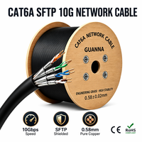 Câble Réseau Blindé 10 Gbit/s Haute Vitesse SFTP FTP UTP CAT6A Prix Usine pour Système de Centre de Données