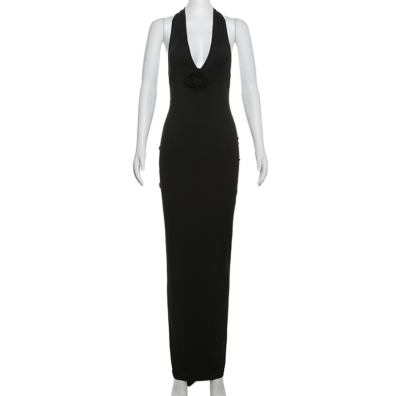 sachin and babi light blue dress Black Halter Maxi Dress: Formal, Bodycon Gowns For Women main image 0