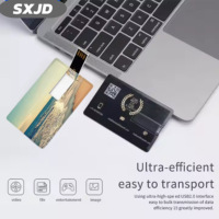 Memoria USB al por Mayor, Personalizable con Logotipo, 2GB 4GB 8GB 16GB 32GB, Unidad Flash USB con Formato de Tarjeta de Visita