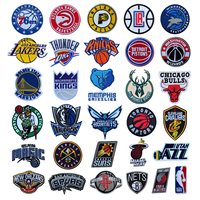 Écussons brodés thermocollants ou à coudre des équipes de basket-ball américaines NBA, badges pour vêtements, chapeaux, sacs, décoration DIY