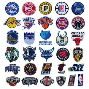 Écussons brodés thermocollants ou à coudre des équipes de basket-ball américaines NBA, badges pour vêtements, chapeaux, sacs, décoration DIY - Product Image 1