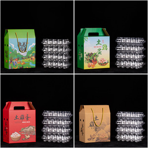 Caja de embalaje local para huevos, 30, 60, 80 unidades, caja de regalo vacía de cartón verde para huevos, personalizable - Product Image 3