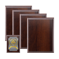 Plaques de trophée en bois poli écologiques gravées personnalisées sur mesure 4 pièces DIY vierges Cadeau