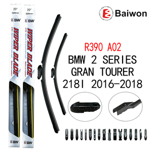 Lames d'essuie-glace avant en caoutchouc naturel pour pare-brise de voiture, personnalisées en gros, pour <span class=keywords><strong>BMW</strong></span> Série <span class=keywords><strong>2</strong></span> <span class=keywords><strong>Gran</strong></span> <span class=keywords><strong>Tourer</strong></span> 218i 2016-2018 - Product Image 1