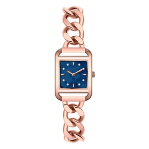 Nouvelle montre pour femme en acier inoxydable de 22 mm, design simple, logo OEM, résistante à l'eau, élégante, montre à quartz - Product Image 5