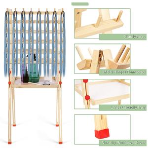 Örgü yüksekliği ayarlanabilir saç ayırıcı standı için saç uzatma tutucu - Product Image 2