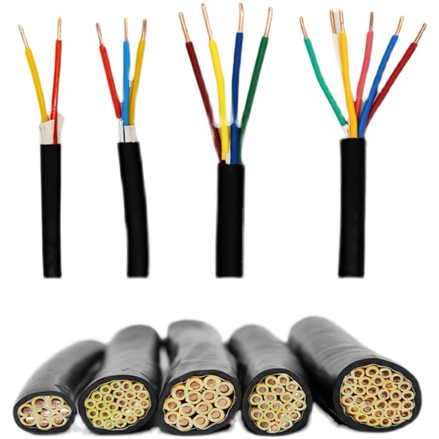 KVV/KVV22/KVVR/ZC-KVV 450/750V 0.75-10mm² Low Voltage Copper Conductor Industrial Control Pvc Insulated Sheathed Cables