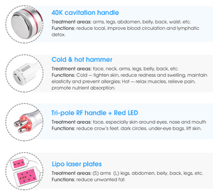 Appareil de liposuccion laser Lipo 2022 portable Kim 8 radiofréquence RF 40k cavitation 9 en 1 pour amincissement - Product Image 3