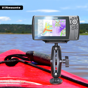 VINmounts 1.5 Ball Fish Finder Mount Aluminum Alloy Universal Marine Plate for RAM C Size 1.5 Ball Double Socket Arm - Product Image 6