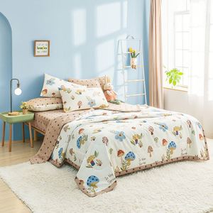 Couverture d'été en polyester respirant avec motif de dessin animé climatisation sieste couette mince - Product Image 5