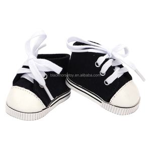 Poupée de dessin animé souple de 18 pouces avec baskets chaussures en toile Mini modèle éducatif de fille de jouet de bricolage - Product Image 1