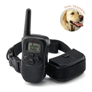Waterproof Battery for All Size Dogs Shock Vibration Sound 998D Electric Dog Training Collar Hot Selling in Amazon