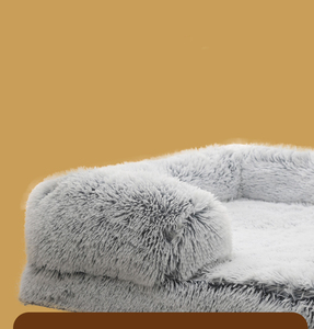Hersteller Großhandel Camas Para De Perros Polyester Plüsch Hochwertige Plüsch Hunde bett Sofa Haustier Produkt Bett für Hund Katze - Product Image 4
