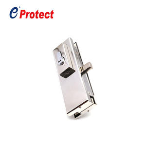 Poignée de porte ronde en verre au design moderne avec fixation en aluminium et acier inoxydable 316, modèle <span class=keywords><strong>Eprotect</strong></span> FT-50, pour salle de bain et hôtel - Product Image 5