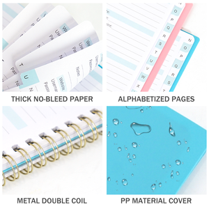 Agenda de cahier A5 à couverture rigide quotidienne hebdomadaire personnalisée en spirale latérale de qualité supérieure, parfait pour l'école - Product Image 6