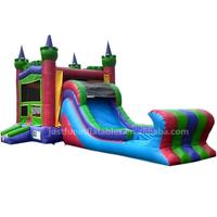 Toboggan gonflable pour château de maison de rebond pour enfants d'arrière-cour à vendre