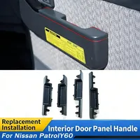 Penutup Sandaran Tangan Interior Pintu untuk Nissan Safari Y60 GR RD28T 88-04 8094026J01 8094126J01