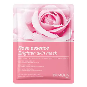 Прямая поставка, маска rose essence brighten, увлажняющая питательная маска для лица с фруктами растений, 25 г, лист маски для лица против морщин