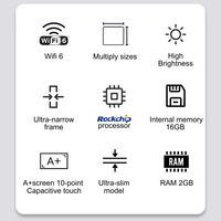Tablet PC Android AIO de 32 Pulgadas con Pantalla Multitáctil PCAP RK3568 RK3576 para Uso Industrial
