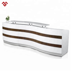 White Painting <b>Counter</b> Design Office l Shaped <b>Counter</b> - Product Image 4