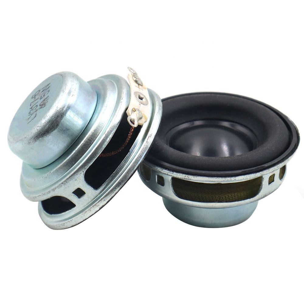 40MM Mini Audio Portable Speakers 16 Core Ohm 5W Full Range Speaker  Rubber Side NdFeB Magnetic Speaker