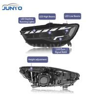 Ensemble de phares à LED Junyo pour Audi A6L, phares à LED laser à balayage de style Hosh modifiés