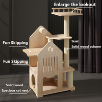 Arbre à chat multifonctionnel et maison pour chat, fabrication directe usine, OEM ODM
