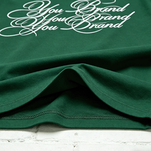 T-Shirt da Uomo Oversize in Cotone 100% Pesante 260gsm, Vestibilità Ampia, Stile Streetwear di Lusso, Maglia a Grammatura Elevata, Personalizzabile (Private Label) - Product Image 4