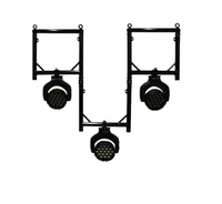 Support d'éclairage mini en alliage d'aluminium, structure modulaire portable pour DJ, mariages, théâtres, bars, spectacles d'éclairage en petits espaces