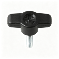 T Handle Thumb Screw Knob Bolt Stainless Steel Thread Metric A2-70 M6 Zinc Plating for Equipment Adjustment