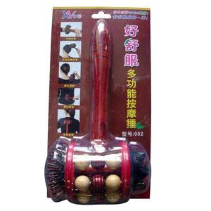 Martillo de masaje Promise de 35x12 cm, rodillo de madera para masaje de percusión para todo el cuerpo, hombros y cuello - Product Image 5