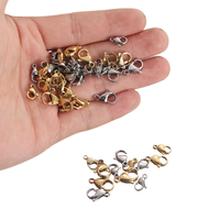 YIMI Vente en gros en usine Fermoir mousqueton en acier inoxydable plaqué or Modèle A09-A15 pour la fabrication de bijoux Bracelets et colliers