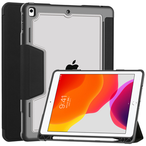 เคสหลังอะคริลิค PU แบบสมาร์ทสำหรับ iPad Pro 11 M4 2024 รุ่นใหม่ พร้อมช่องใส่ดินสอ ให้การปกป้องระดับพรีเมียม - Product Image 3