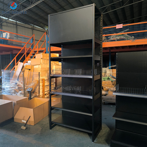 Supermarket Shelf <strong>Metal</strong> Retail Shelf for Cosmetics Store <strong>Metal</strong> <strong>Pegboard</strong> Retail Display - Product Image 5