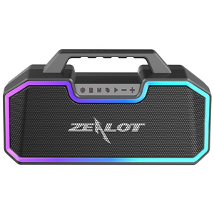 ZEALOT-altavoz inalámbrico S57 con luz RGB, Subwoofer, 80W, sonido estéreo fuerte HD y <span class=keywords><strong>tecnología</strong></span> TWS - Product Image 1