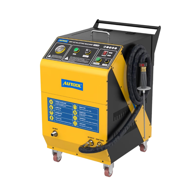 AUTOOL HTS708 12V OBD Dry Ice Blasting Cleaning Machine for Engine Intake & Combustion Chamber Carbon Removal