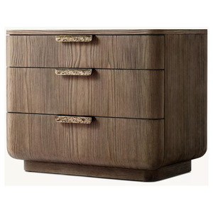 Mesa de Noche CIRO RHMAKER FURNITURE, Moderna y de Lujo, con Cajón, para Dormitorio - Product Image 2