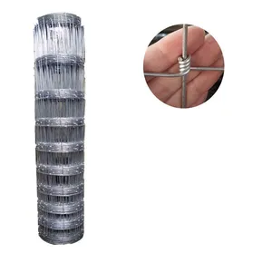 Electric Galvanized Hinge Joint Woven Wire Mesh Livestock Field Fence Cow Farm Fence