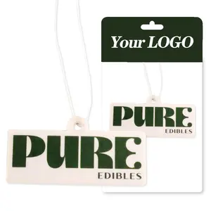 Wholesale Sublimation Blanks Air Fresheners Ornament With Rope In