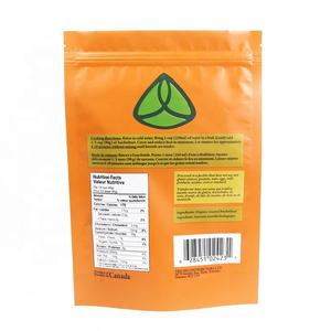 Impresión personalizada resellable comida alforfón embalaje plástico Ziplock soporte superior bolsa ventana para leche comida para mascotas a prueba <span class=keywords><strong>de</strong></span> humedad - Product Image 3