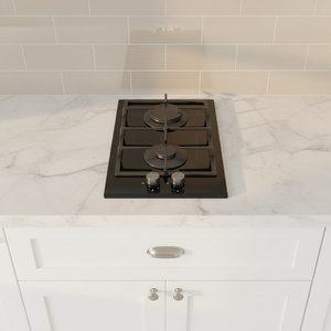 Meilleures ventes : Plaques de cuisson à gaz encastrables 2 feux, durables, avec gril en fonte, compatible gaz naturel et GPL, allumage par pile 1,5V - Product Image 5