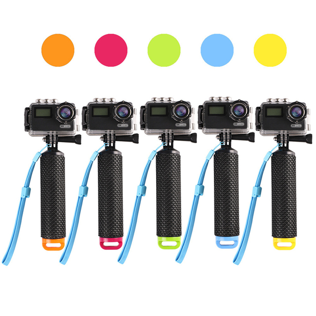 Waterproof Floating Hand Grip Selfie Stick for GoPro Hero Action Cameras Underwater Diving Pole Mount